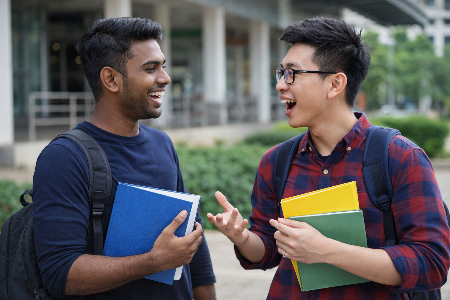 International students studying in Malaysia