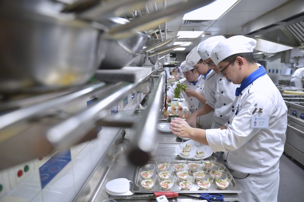 Professional kitchens and labs at Le Cordon Bleu Malaysia (Sunway)