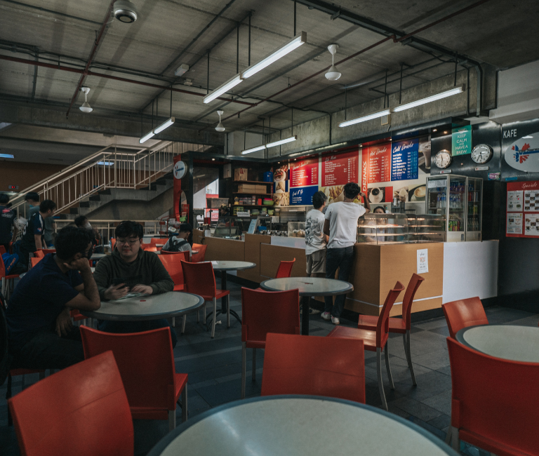 Food and dining facilities at Taylor's University